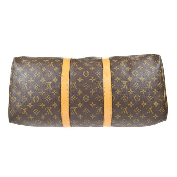 LOUIS VUITTON TRAVEL HAND BAG MONOGRAM KEEPALL 50 - Picture 5 of 16